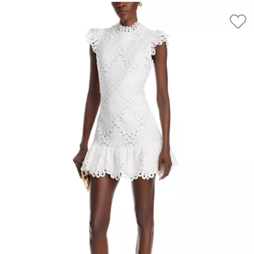NWT Aqua Mock Neck Lace Shift Dress